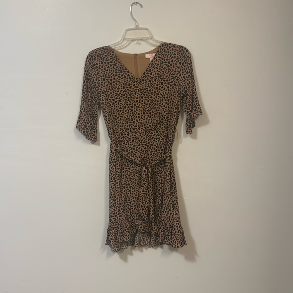 leopard print dress